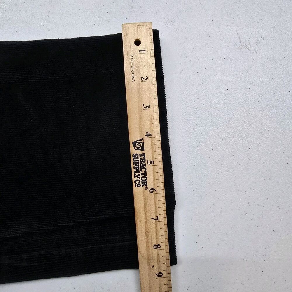 LL Bean Corduroy Pants Womens 16P Black Slash Pockets Cowgirl Casual Classic Fit - Picture 9 of 9